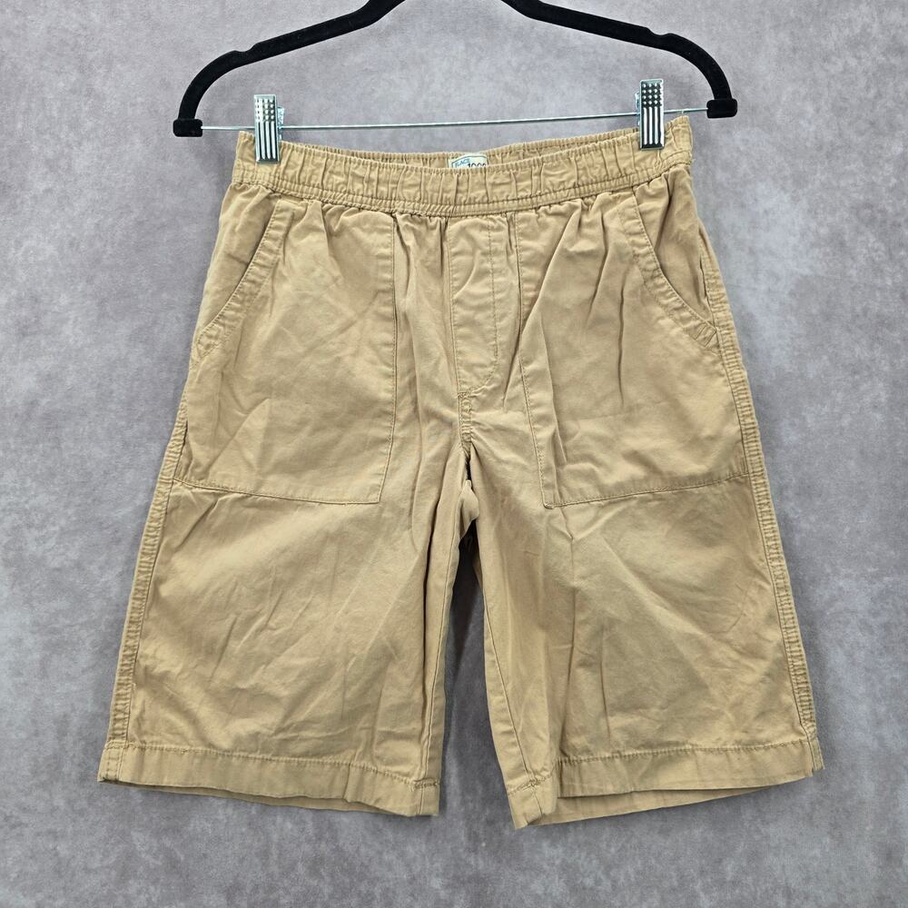 Children's Place Tan Khaki Cotton‎ Pullon Elastic Uniform Bottoms Boys Pants 12